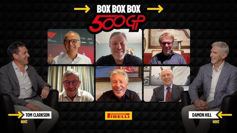 Box Box Box Pirelli celebrates 500 Formula 1 Grands Prix