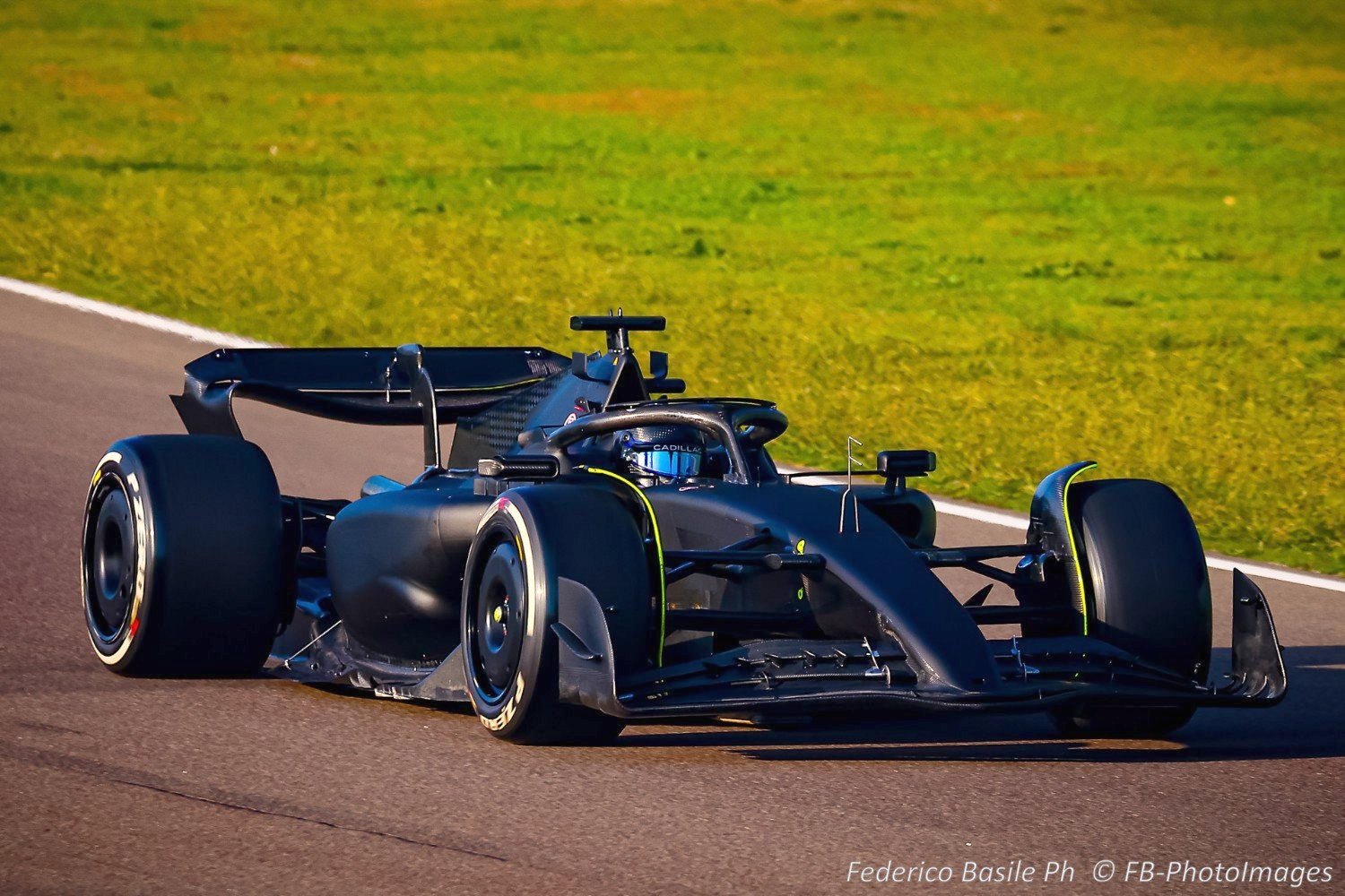 Sergio Perez, (MEX) Cadillac, drive for the first time for Cadillac in a test with the Ferrari SF-23 at Imola, 13-14 November 2025 for the Formula 1 World championship 2026.