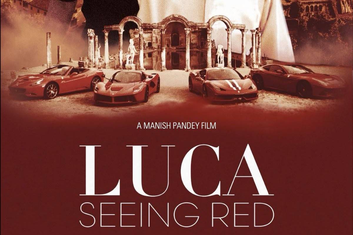 Luca Seeing Red movie banner - a story about former Ferrari President Luca de Montezemolo