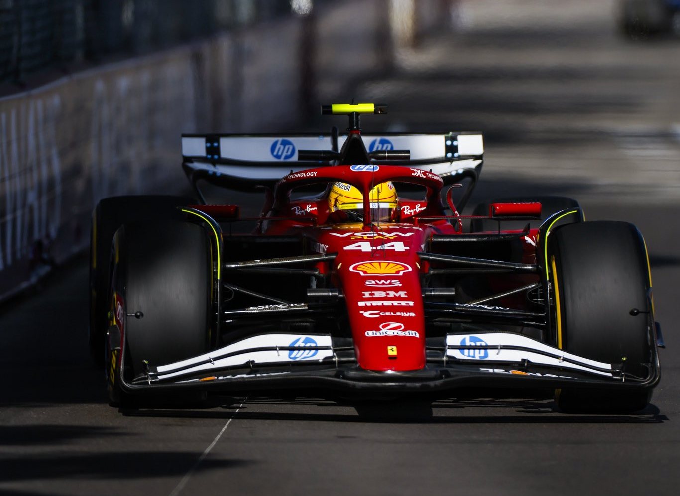 Lewis Hamilton 2025 GP of Monaco - Photo supplied by Ferrari