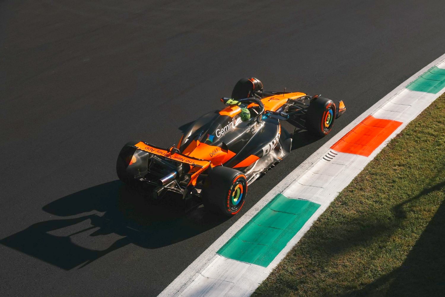 Lando Norris 2025 Italian GP at Monza. Photo courtesy of the McLaren F1 team