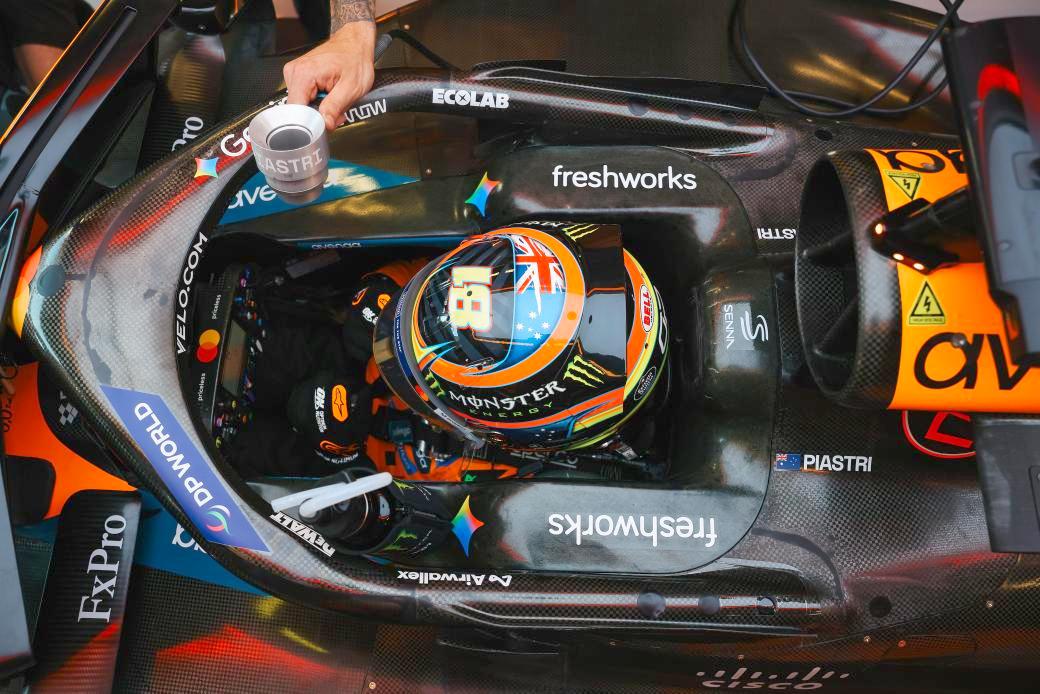 Oscar Piastri 2025 Italian GP at Monza. Photo courtesy of the McLaren F1 team