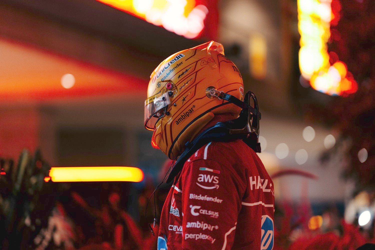 A dejected Lewis Hamilton 2025 Qatar GP. Photo courtesy of Gregoire Truchet truchetgreg@gmail.com