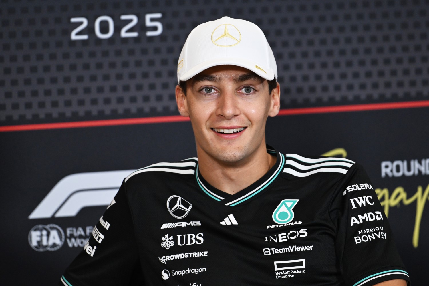George Russell 2025 Singapore Grand Prix , photo courtesy of Mercedes