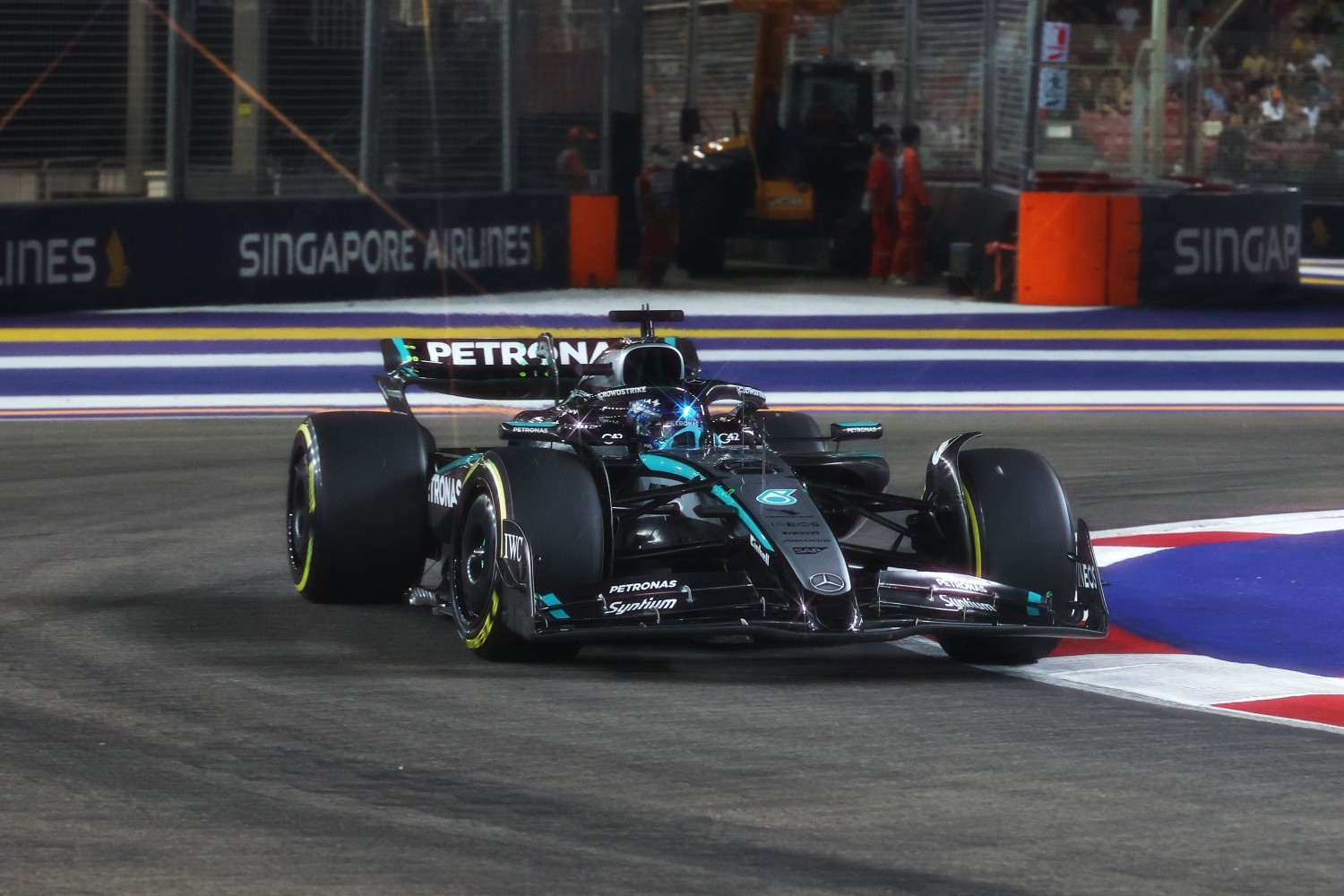 George Russell 2025 Singapore Grand Prix , Photo courtesy of Mercedes