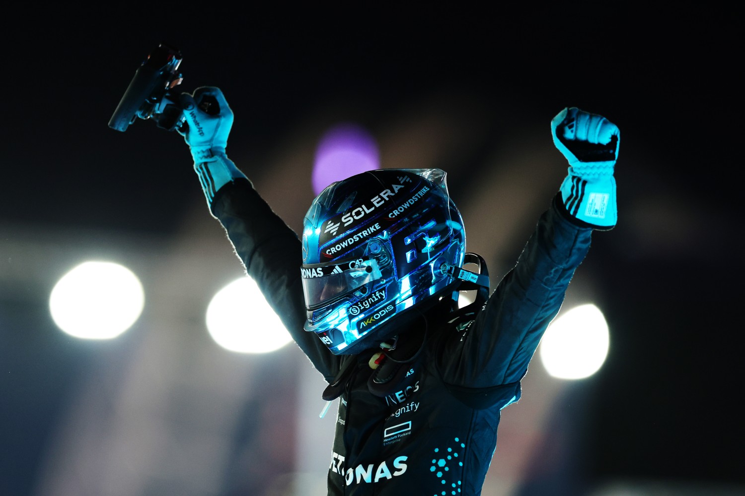 George Russell 2025 Singapore Grand Prix , Photo courtesy of Mercedes F1 Team