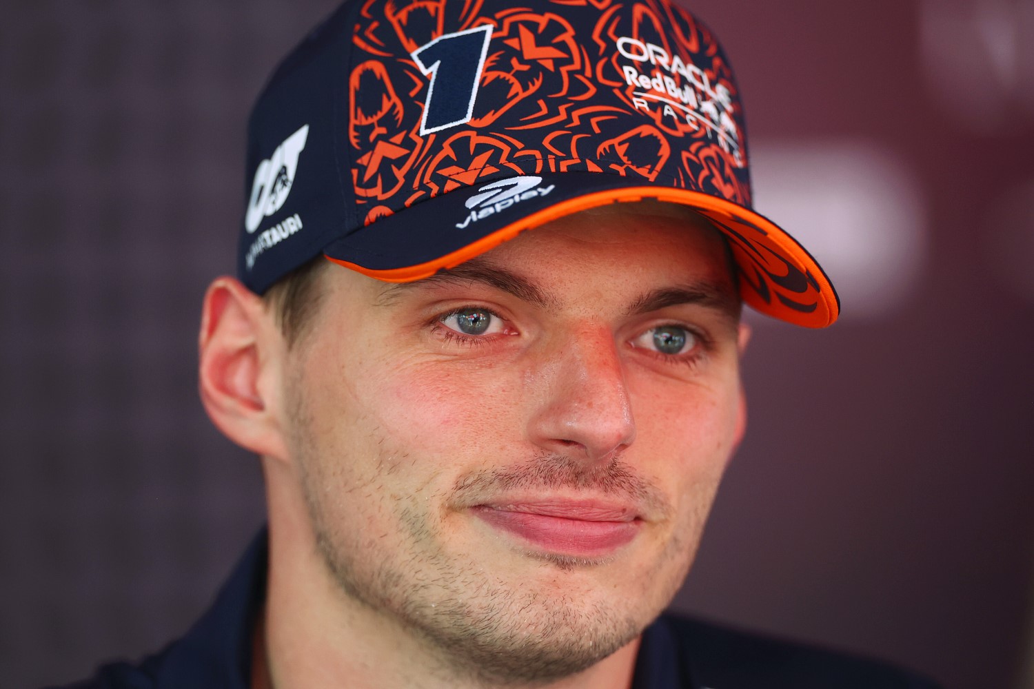 Max Verstappen of the Netherlands and Oracle Red Bull Racing looks on in the media pen during the Sprint ahead of the F1 Belgium GP at Circuit de Spa-Francorchamps on July 26, 2025 in Spa, Belgium. (Photo by Peter Fox/LAT Images) // Getty Images / Red Bull Content Pool // 