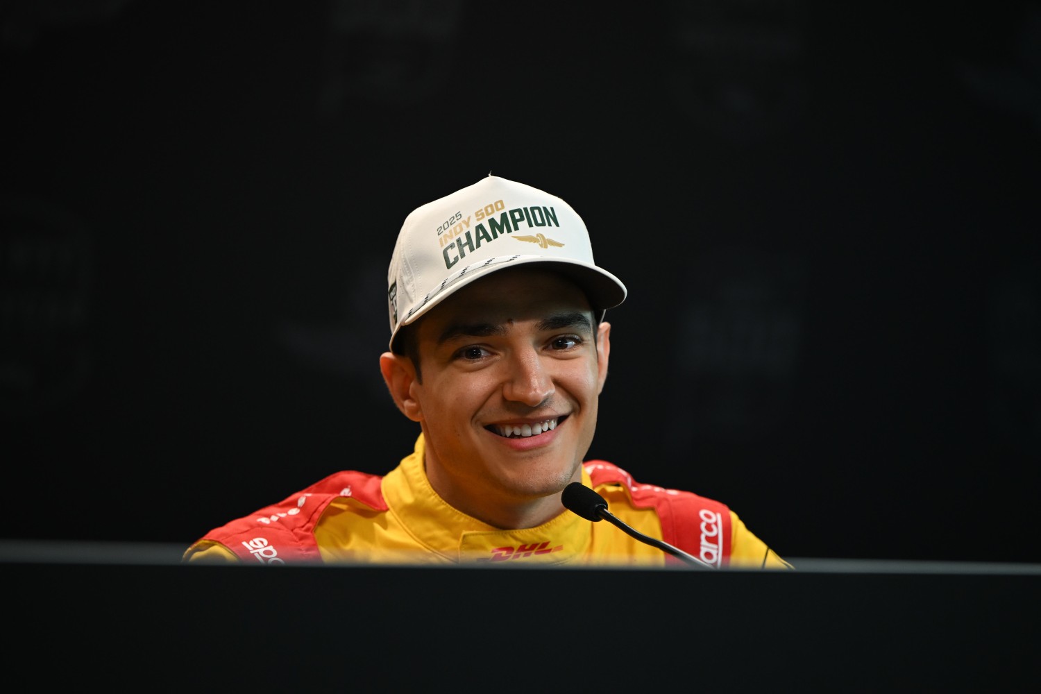 2025 Indy 500 winner Alex Palou. Photo courtesy of Penske Entertainment
