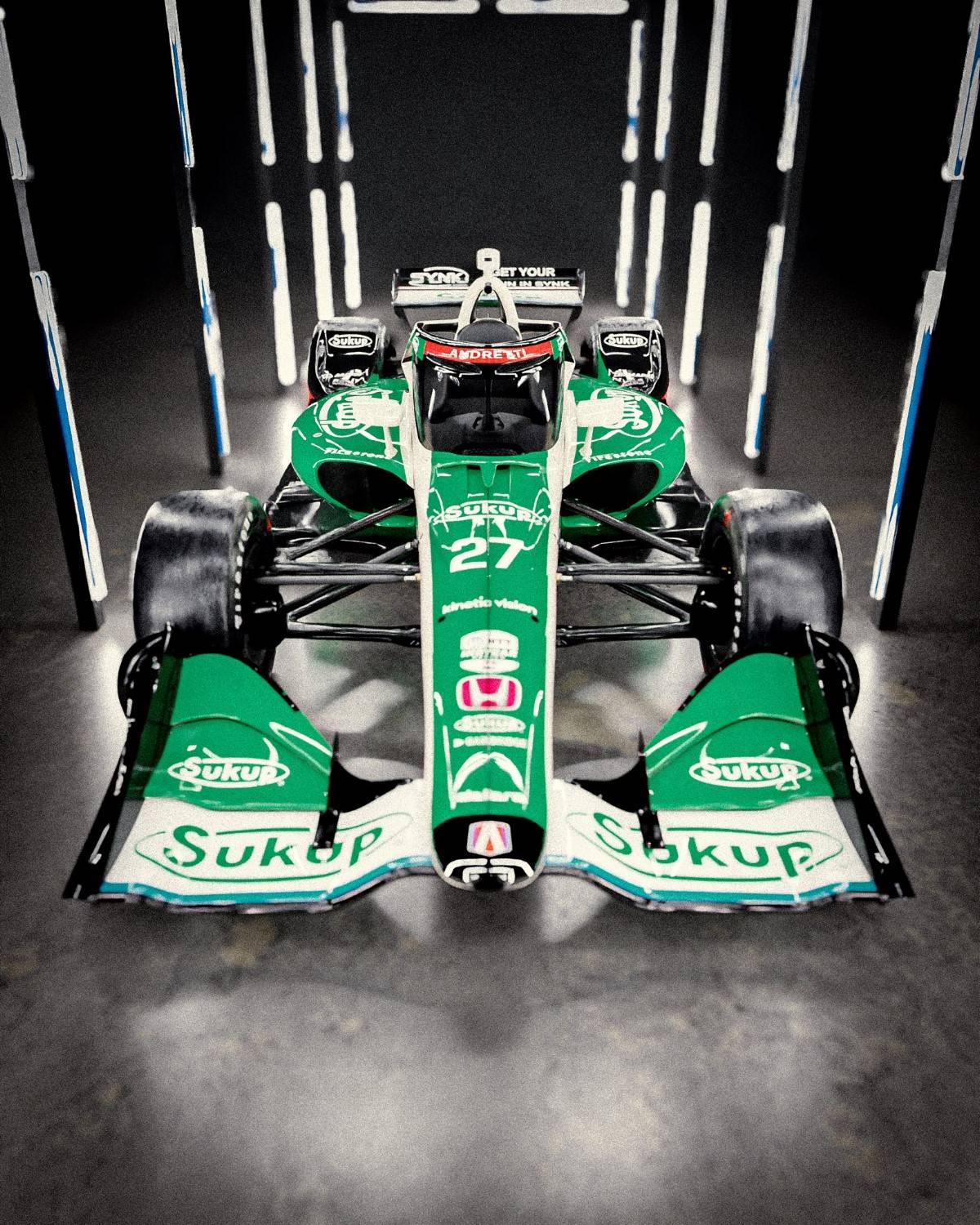 Kyle Kirkwood livery for the Iowa doubleheader