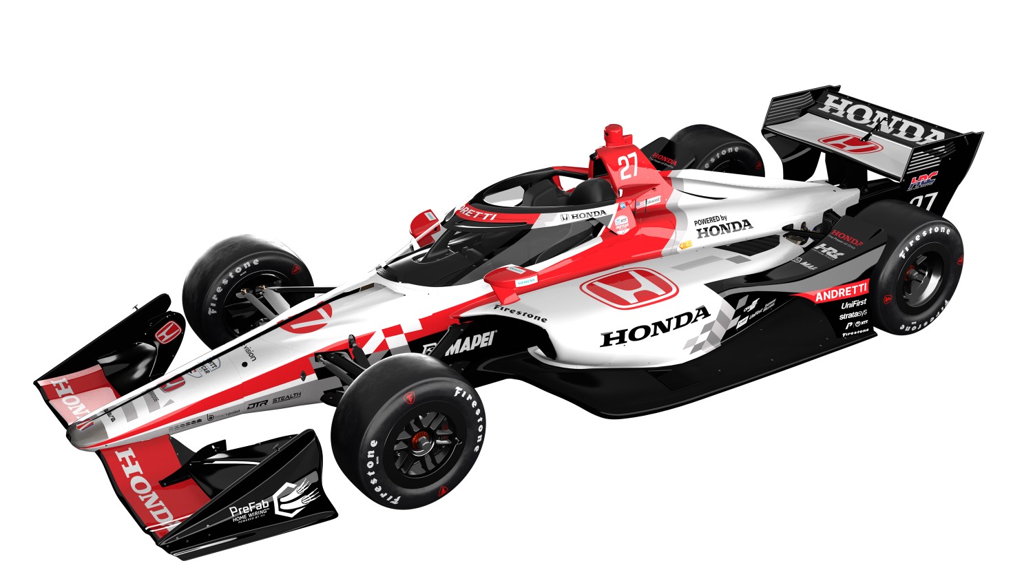 Kyle Kirkwood to run Honda livery at Mid-Ohio. Image supplied by Honda