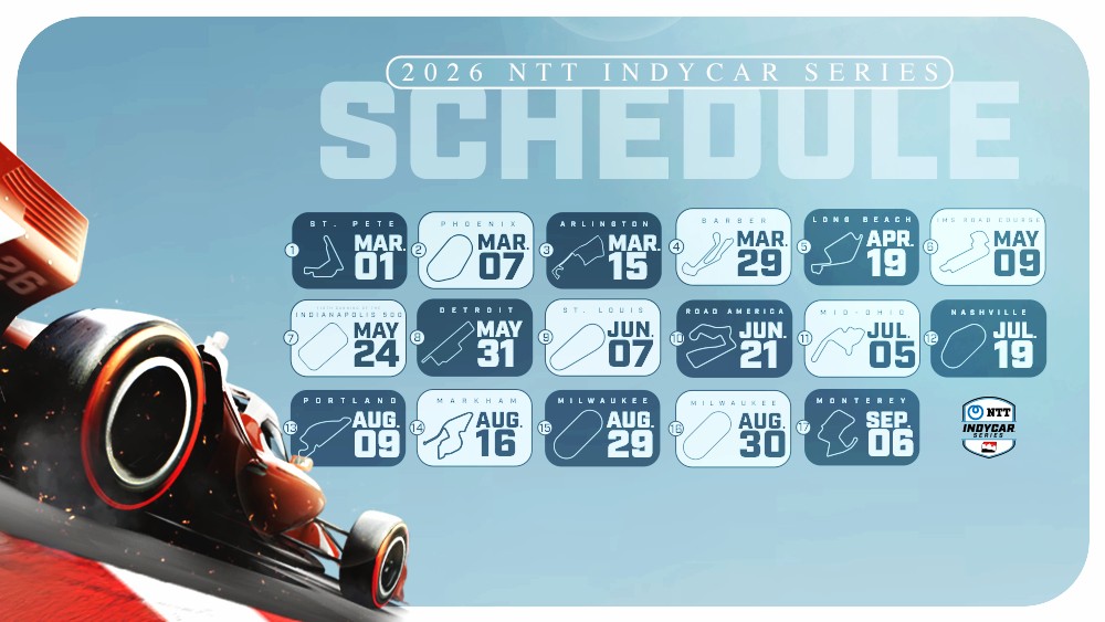 2026 IndyCar Schedule