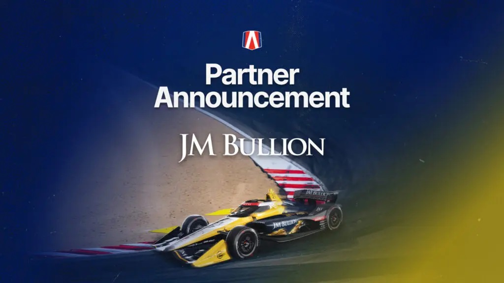 JM Bullion Expands Andretti Partnership w/Kirkwood