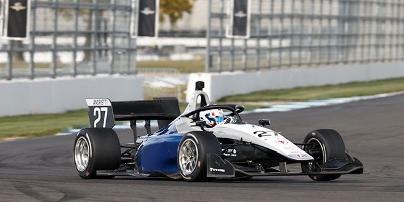 Sebastian Murray laid down the first marker for the 2026 INDY NXT by Firestone season, leading the Chris Griffis Memorial Test on Oct. 27 on the Indianapolis Motor Speedway road course. Image Supplied