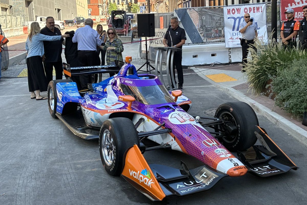 Rinus Veekay Ault Livery for 2026 revealed today in Nashville