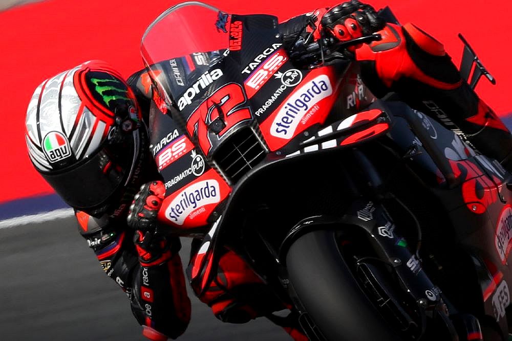 Aprilia's Marco Bezzecchi took pole position for MotoGP's Austrian Grand Prix
