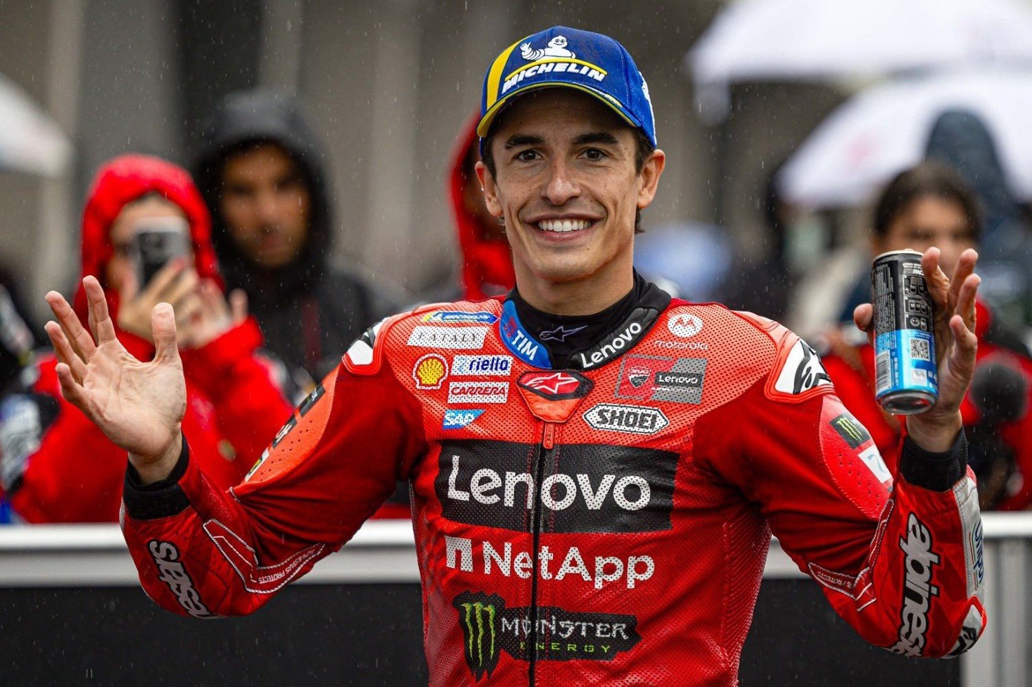 Marc Marquez wins Germany Sprint Race