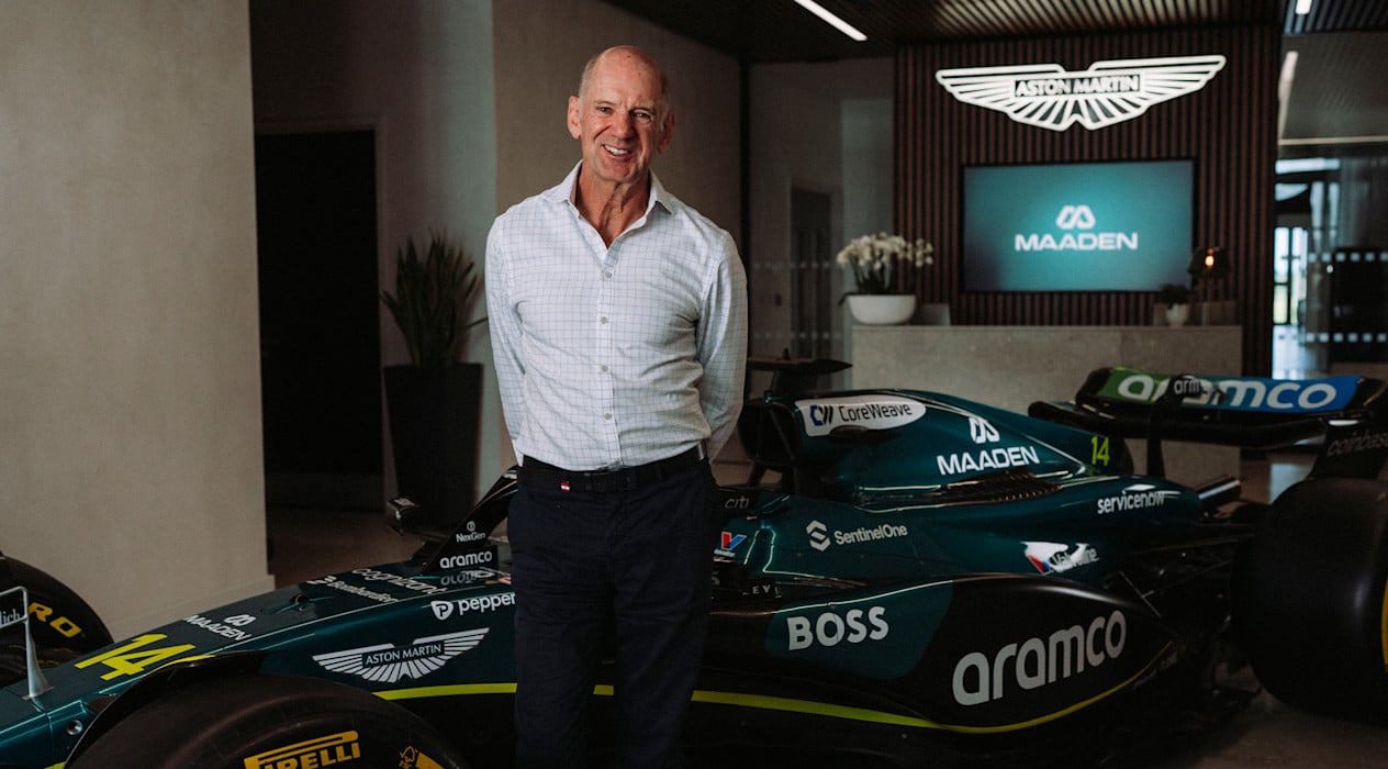 Adrian Newey. Image supplied by Aston Martin