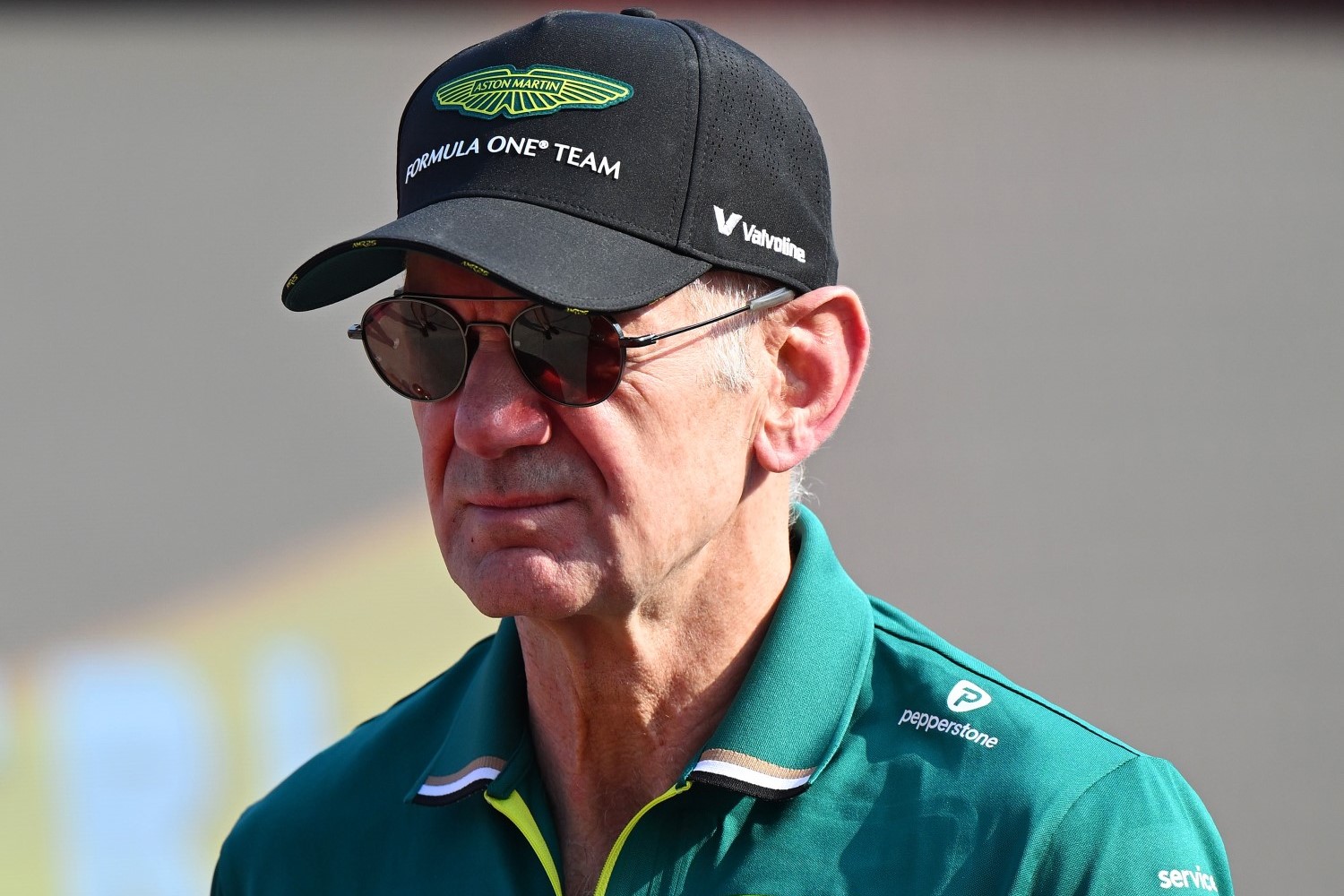 Adrian Newey, Managing Technical Partner of Aston Martin F1 arrives in the Paddock during practice ahead of the F1 Grand Prix of Qatar at Lusail International Circuit on November 28, 2025 in Lusail City, Qatar. (Photo by Sam Bagnall/Sutton Images for Aston Martin)