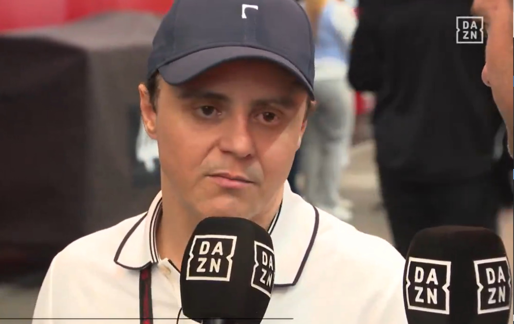 Felipe Massa in the2025 Sao Paulo GP paddock
