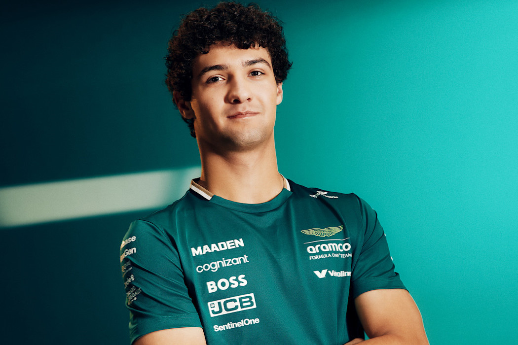 Aston Martin Aramco Young Driver and F2 star Jak Crawford