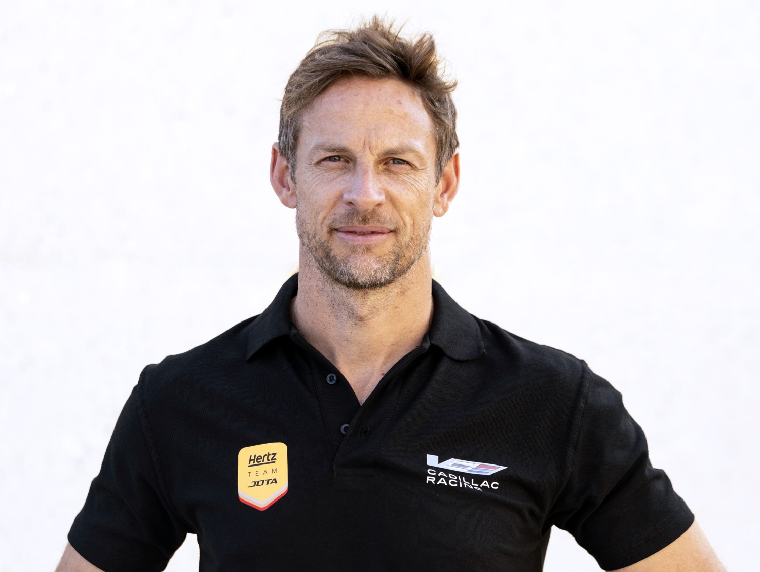 Jenson Button. Photo supplied by Cadillac. ©2024 Richard Prince; All Rights Reserved; All Usage Prohibited Without Express Written Permission From, and Payment of a Licensing Fee to, Richard Prince. richard@rprincephoto.com; 516-459-2894