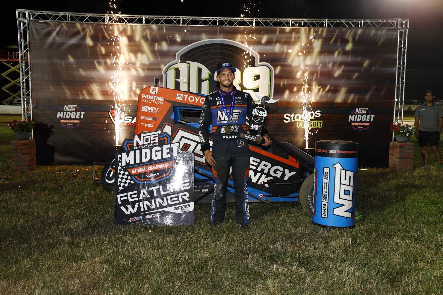 Justin Grant Hangs on to Win BC39 at IMS. Photo courtesy of IMS