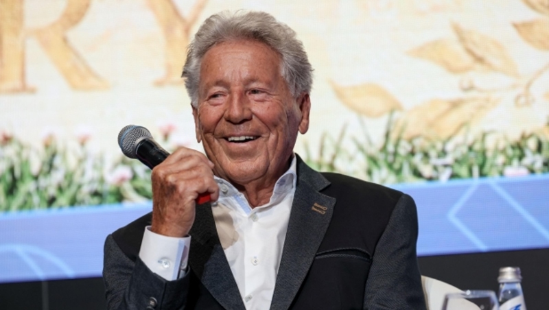 Mario Andretti at 2025 Festival dello Sport in Trento, Italy