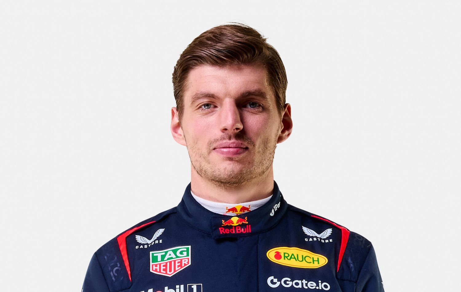 Max Verstappen poses during the Oracle Red Bull Racing brand shoot, while wearing the 2025 Sparco Race suit on February 16, 2025 // Sam Todd / Red Bull Contentpool