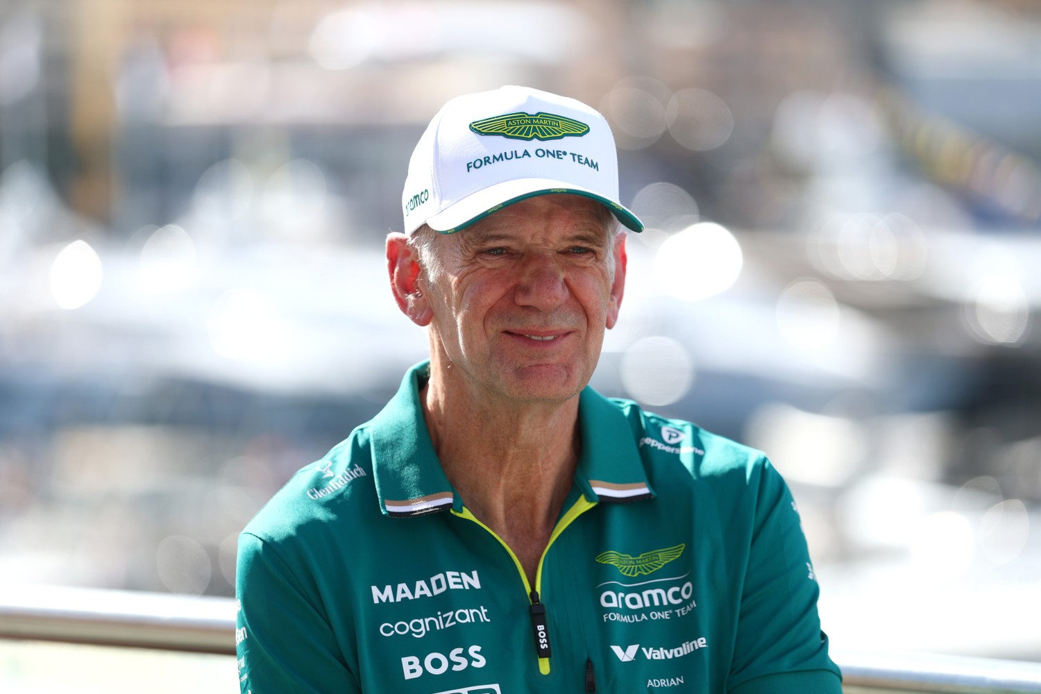 Adrian Newey, Managing Technical Partner of Aston Martin F1 Team looks on during previews ahead of the F1 Grand Prix of Monaco at Circuit de Monaco on May 22, 2025 in Monte-Carlo, Monaco. (Photo by Zak Mauger/LAT Images for Aston Martin)