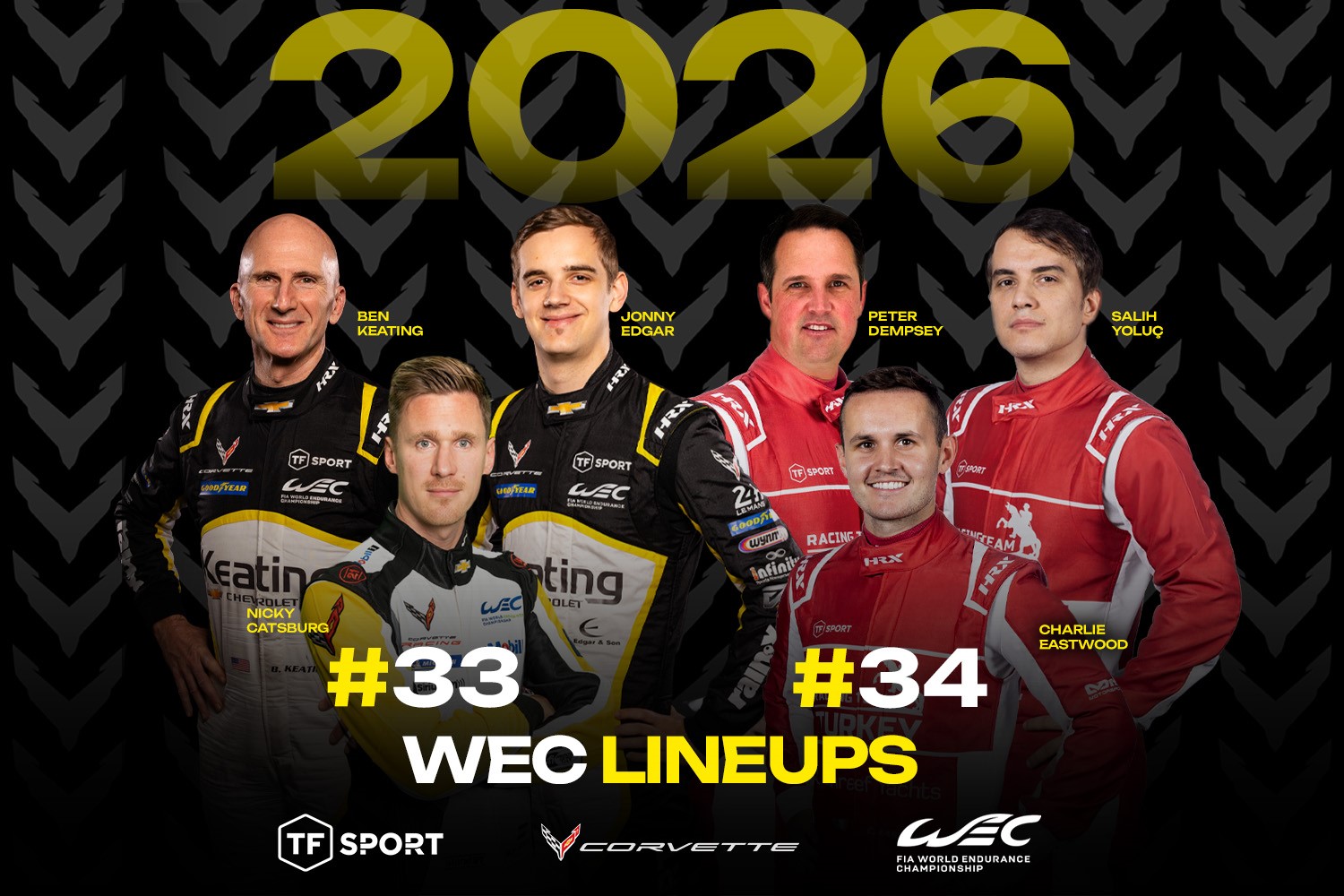 TF Sport unveils 2026 drivers for its two Corvettes