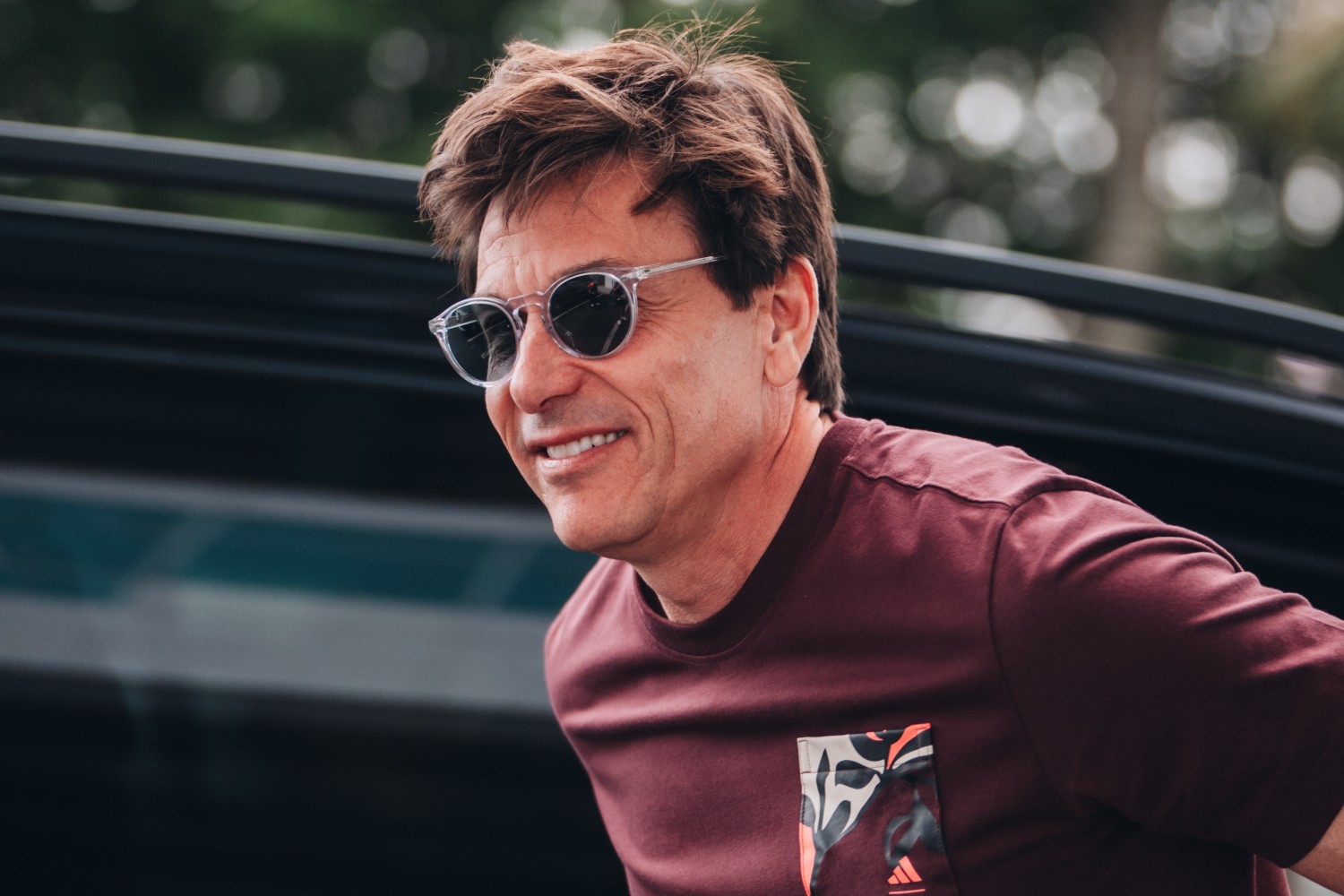 Toto Wolff at the 2025 Miami Grand Prix - photo by Richard Pardon for Mercedes