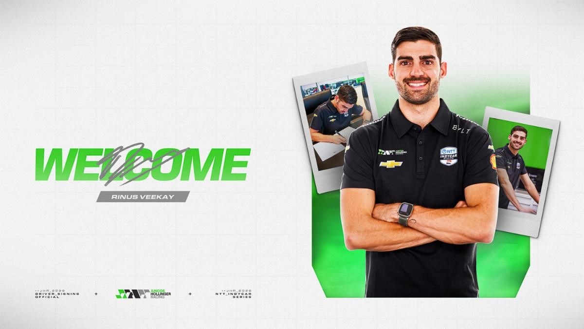VeeKay signs with Juncos Hollinger