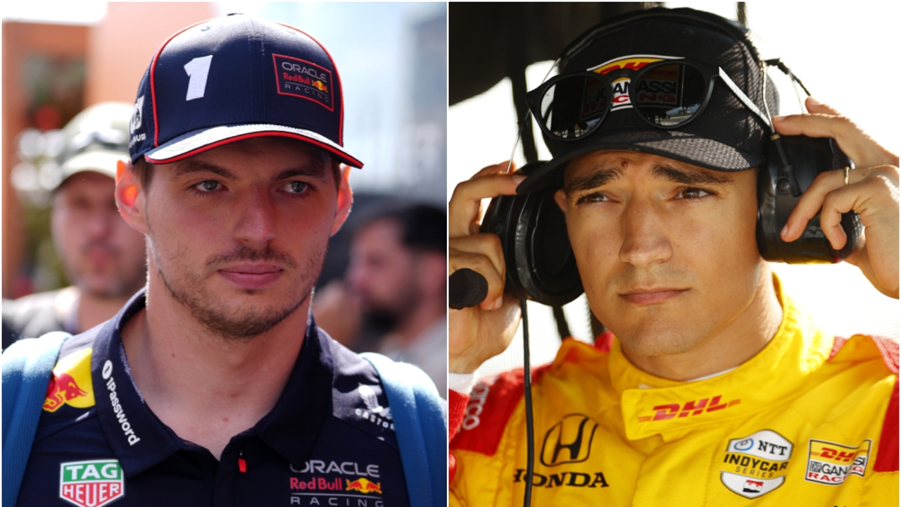 Max Verstappen and Alex Palou