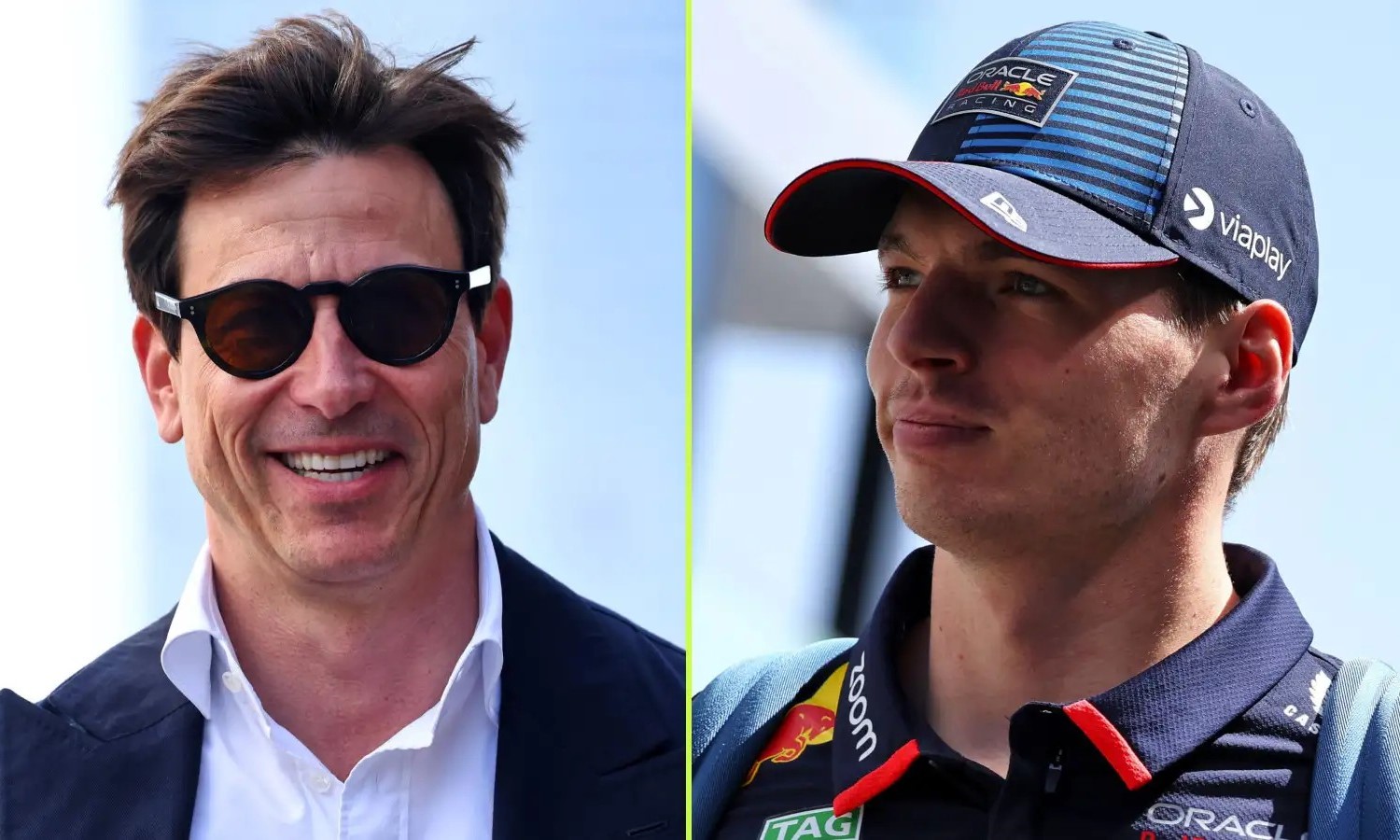 Toto Wolff and Max Verstappen