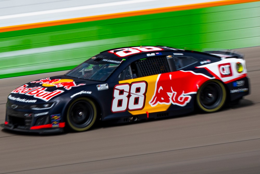 Shane van Gisbergen, Kansas Speedway 2025. Photo courtesy of Trackhouse Racing via X