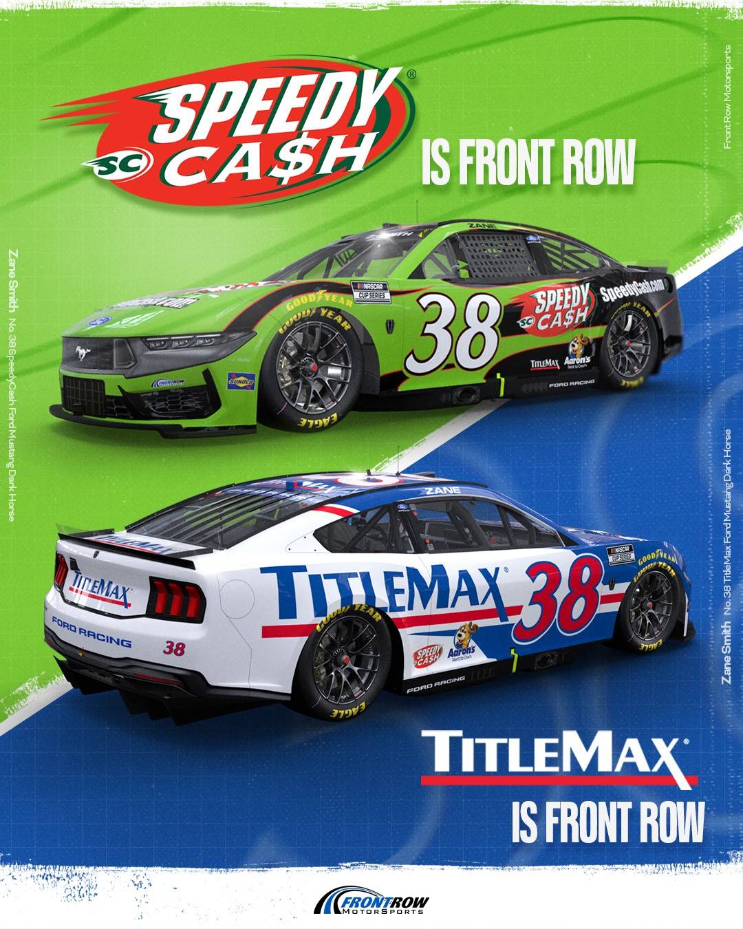 Community Choice Financial Family of Brands Returns as Anchor Partner of Front Row Motorsports