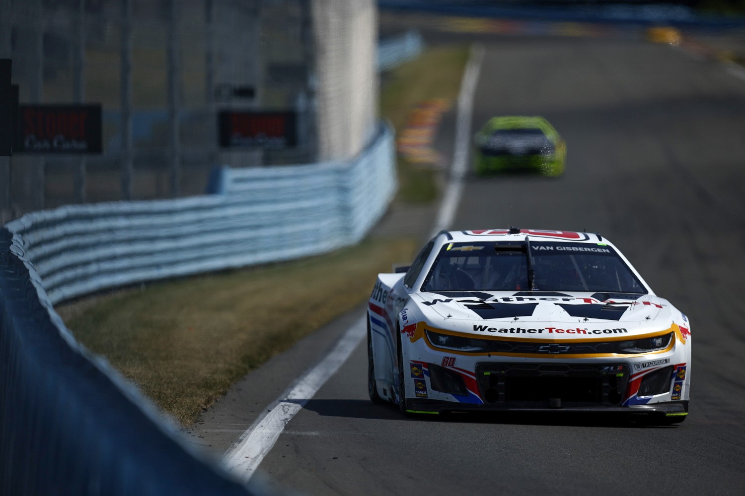 Shane Van Gisbergen, driver of the #88 WeatherTech Chevrolet, drives during the NASCAR Cup Series Go Bowling at The Glen at Watkins Glen International on August 10, 2025 in Watkins Glen, New York. (Photo by Sean Gardner/Getty Images)