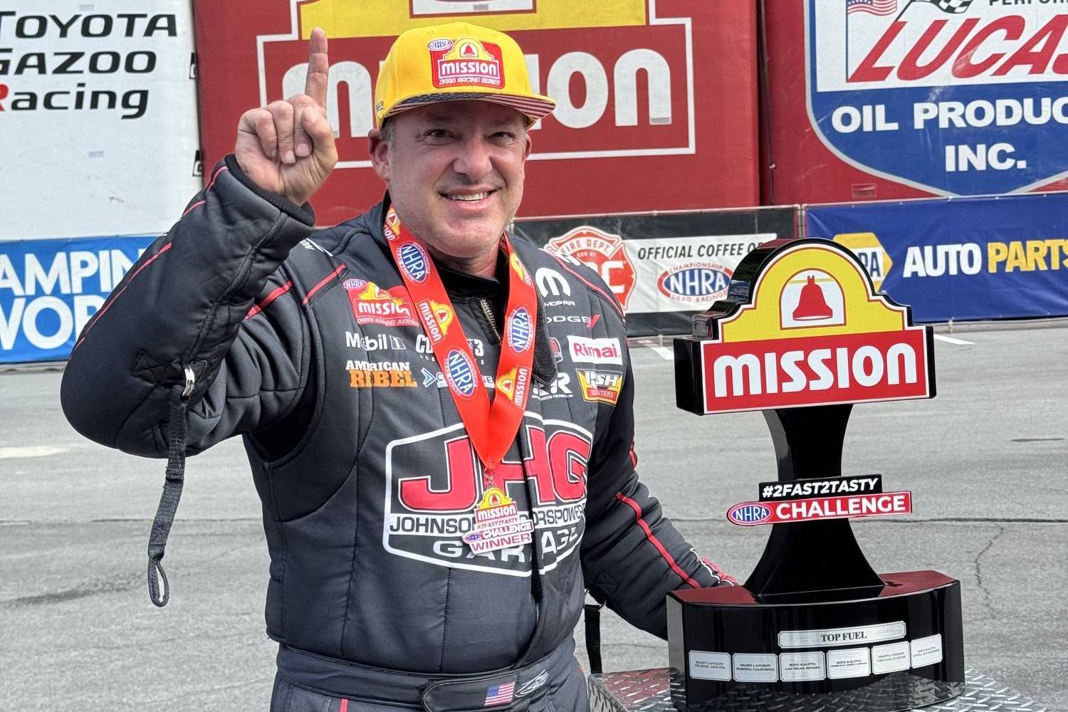 Tony Stewart, No. 1 Qualifier in Top Fuel at the 2025 NHRA Thunder Valley Nationals in Bristol