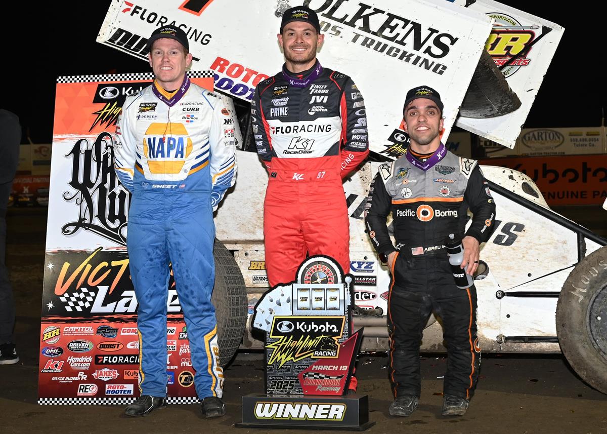 Larson Romps To 3.331-Second Thunderbowl Victory