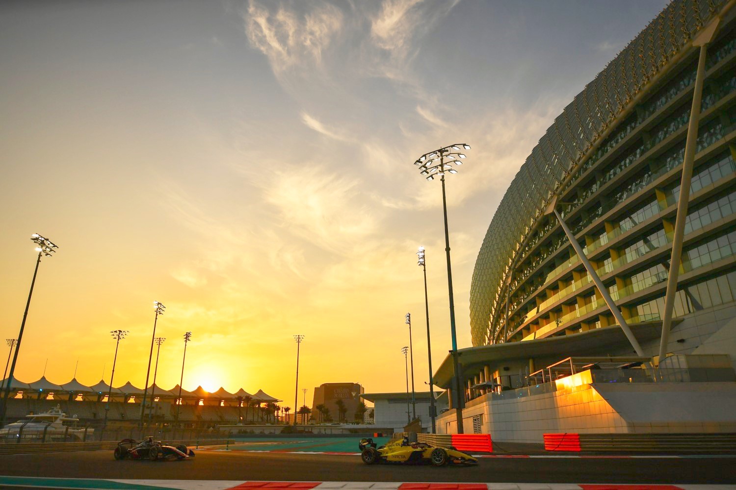 Abu Dhabi Post Season F2 Test afternoon action. Image supplied by the FIA Formula 2