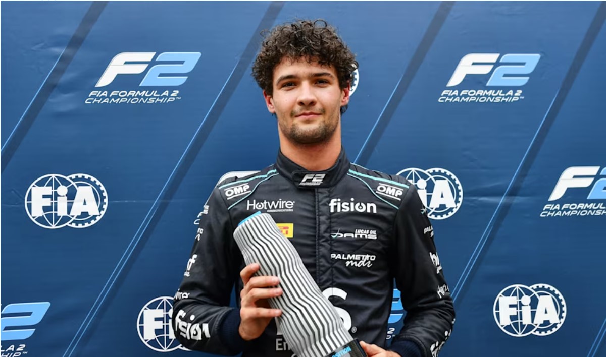 Jak Crawford on pole in Baku