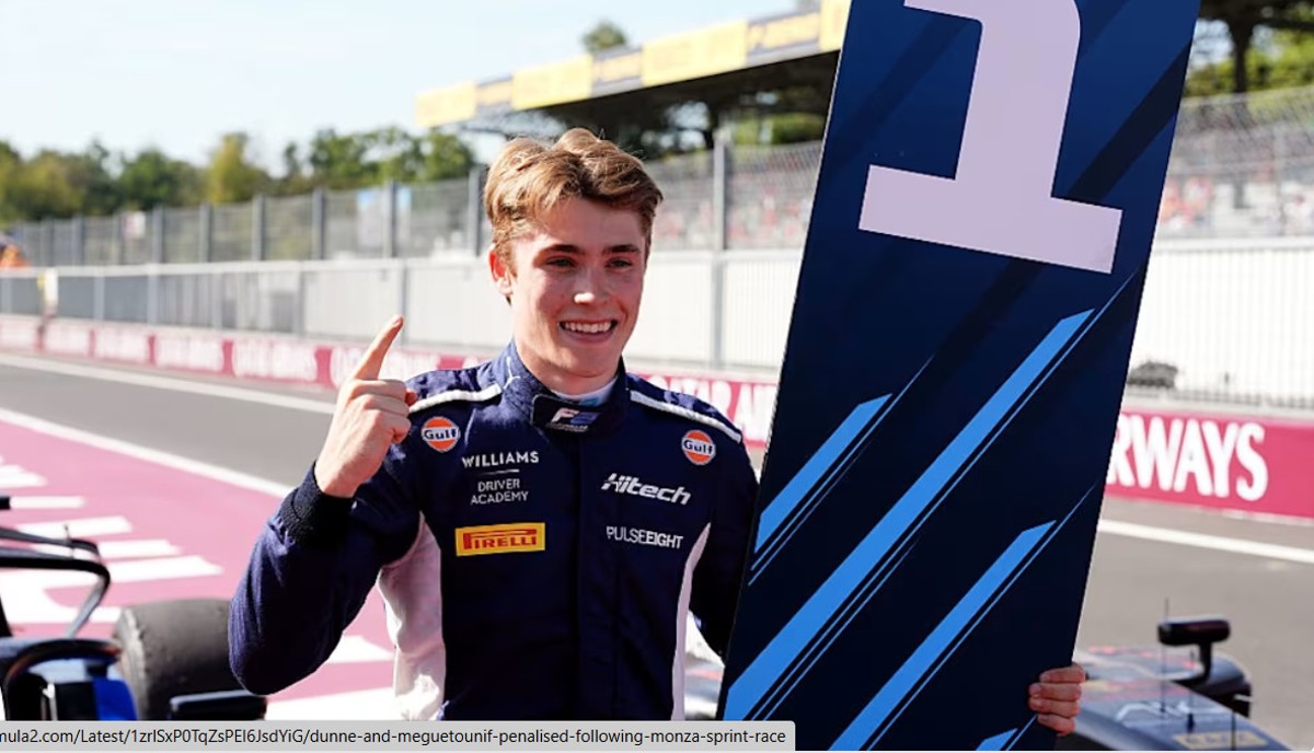 Luke Browning battles back for maiden F1 win at Monza