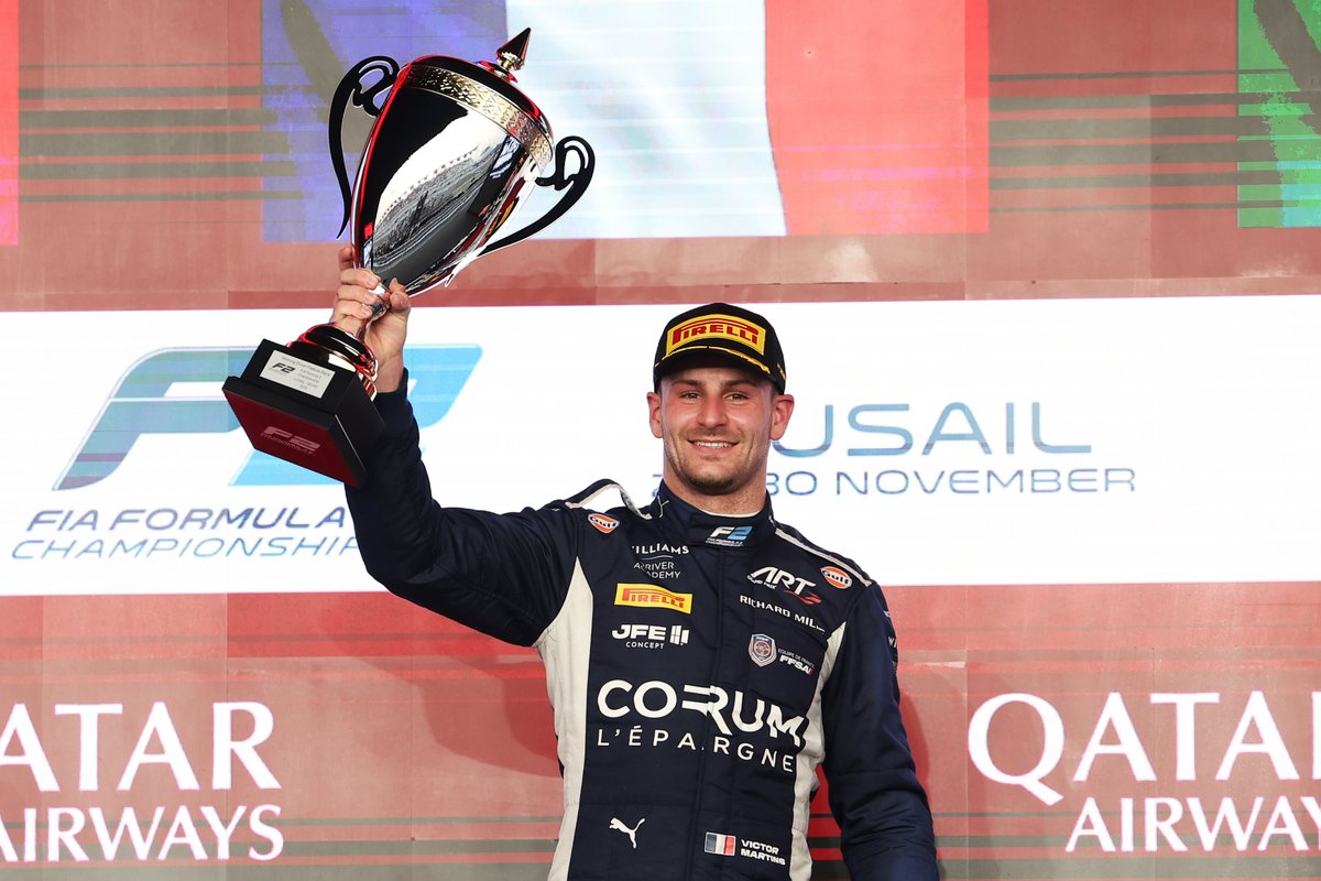 2025 Qatar Formula 2 feature race winner Victor Martins
