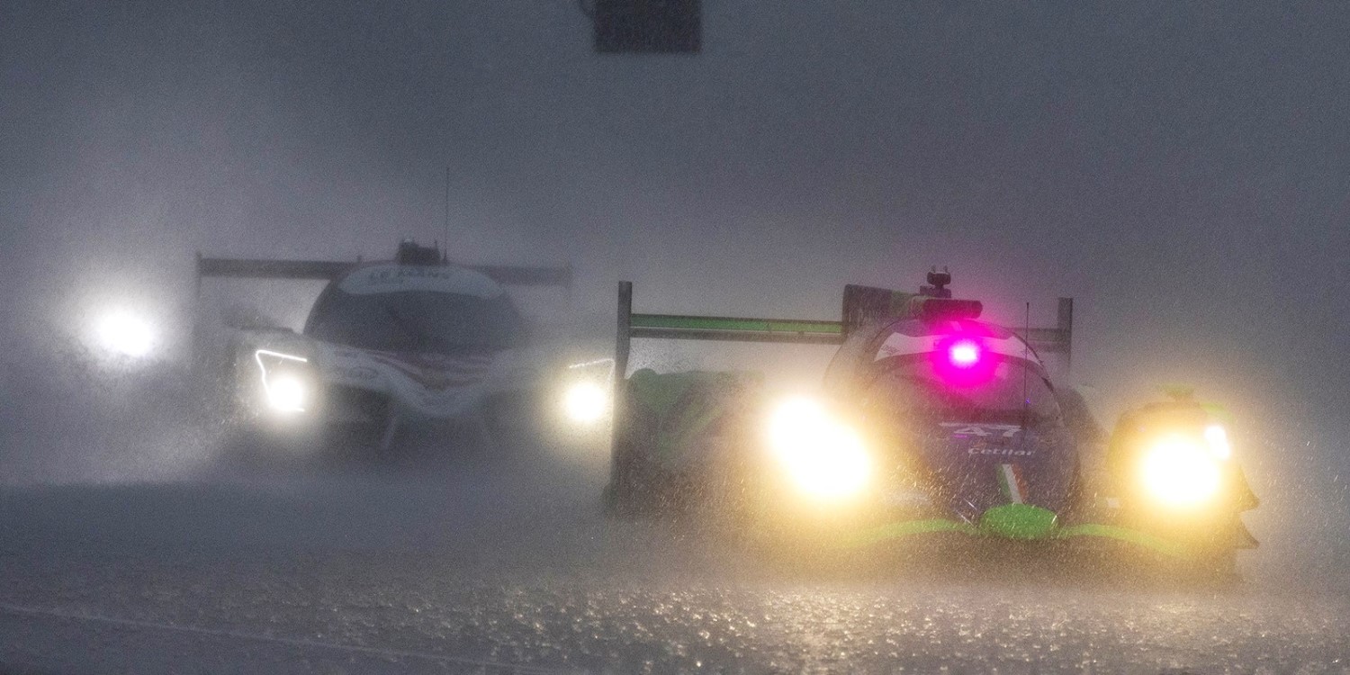 Asian Le Mans Race 2 torrential rain. Image supplied by Asian Le Mans Series
