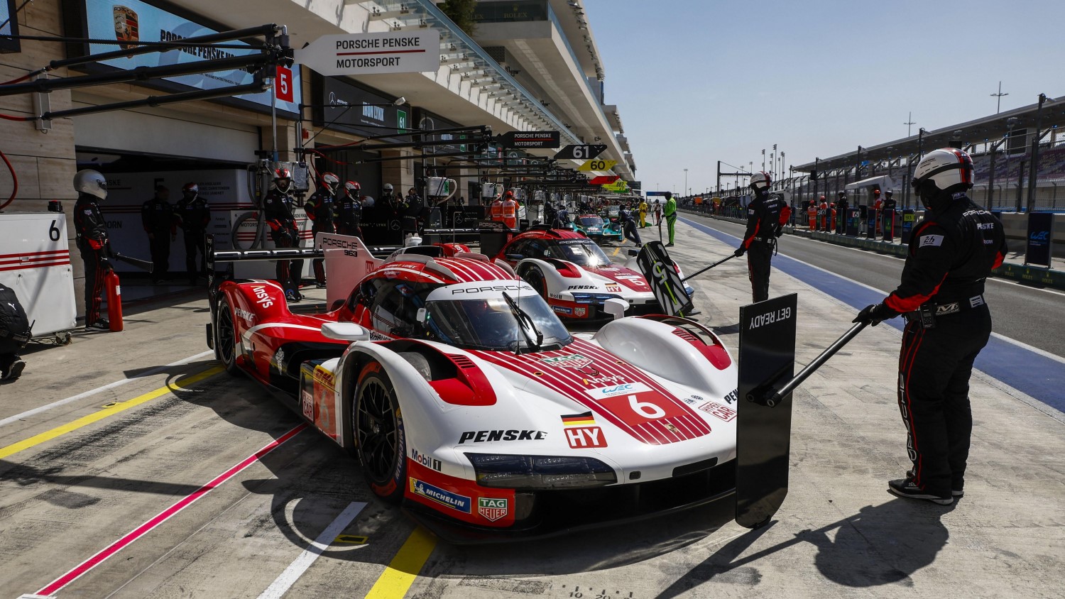 Porsche 963, Porsche Penske Motorsport (#6), Matt Campbell (AUS), Kévin Estre (FRA), Laurens Vanthoor (BEL), WEC, Qatar, 2025, Porsche AG