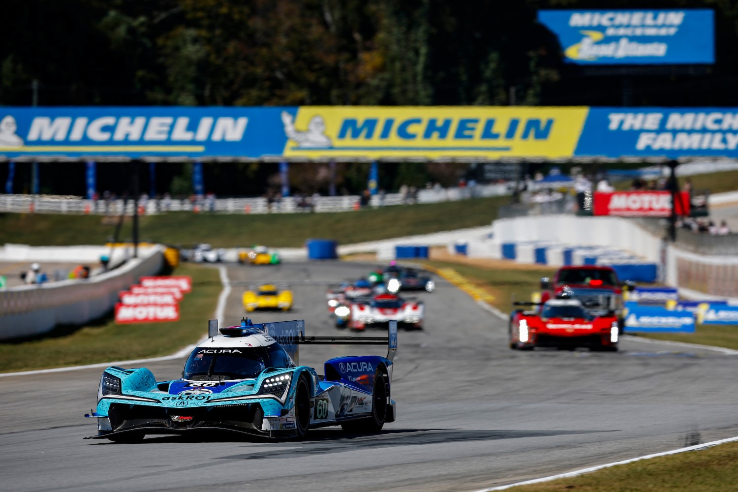 #60: Acura Meyer Shank Racing w/Curb Agajanian, Acura ARX-06, GTP: Tom Blomqvist, Colin Braun, Scott Dixon