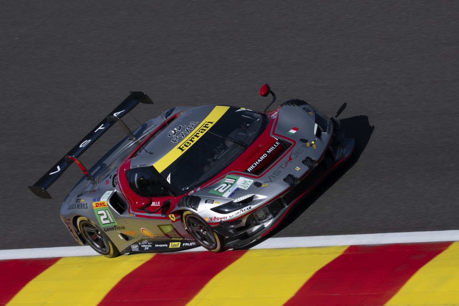 #21 Ferrari. Image supplied by Ferrari