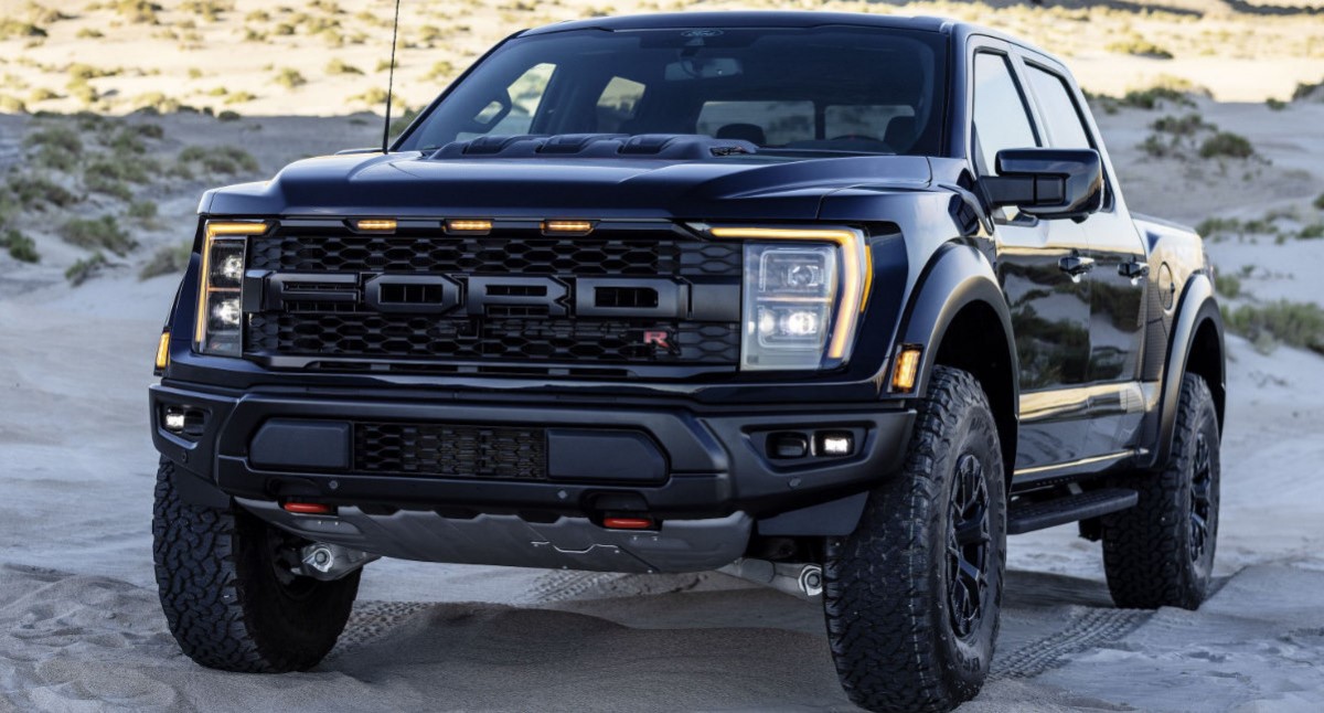 Ford Raptor with a lift kit