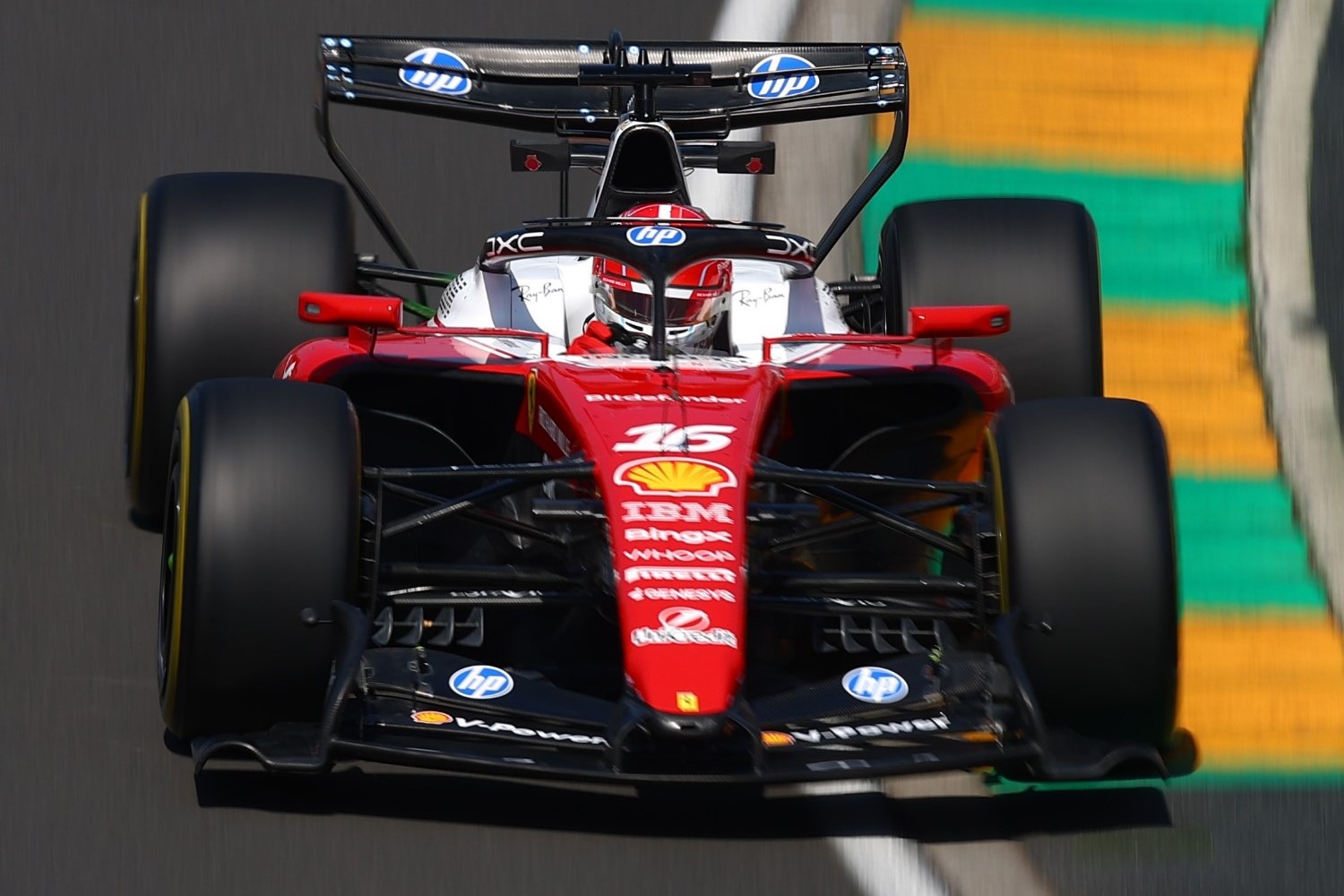 No.16 Ferrari of Charles Leclerc