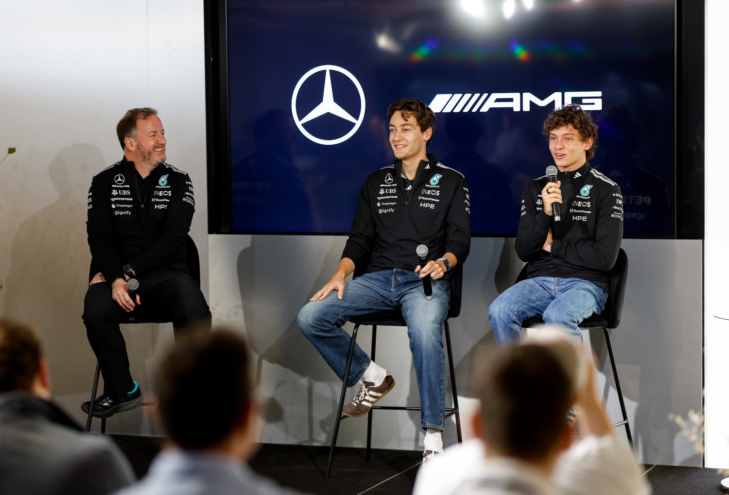Australian Grand Prix, George Russell and Kimi Antonelli, Jiri Krenek Photo for Mercedes